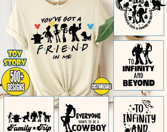 Disney Toy Story DTF Transfer, Mickey Ears Heat Transfer, You’ve Got A Friend In Me DTF, Woody Buzz Transfer, To Infinity And Beyond DTF