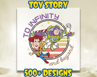 To infinity and Beyond DTF Transfer, Toy Story Matching DTF, Disney Matching Ready To Press, Woody and Buzz Dtf, Toy Story Heat Transfer