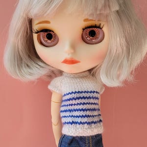 PDF knitting pattern sailor top Blythe