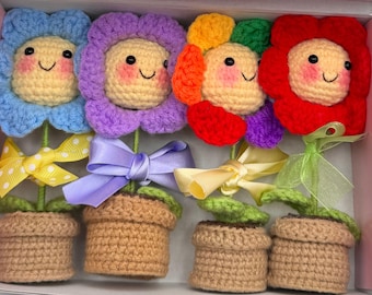 Crochet Plant Pattern: Beginner Amigurumi Flower Pot (PDF Pattern)