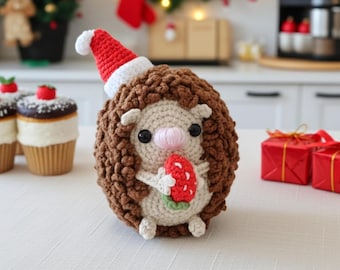 Hedgehog Amigurumi Pattern PDF, Crochet Plush Pattern, Woodland Animal Crochet Pattern, Easy Amigurumi Toy, PDF