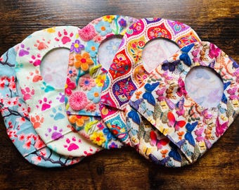 Stoma Bag Covers. Springtime Florals  cotton stoma bag covers, ileostomy bag cover, stoma pouch, ileostomy pouch