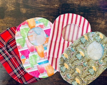 Stoma  Bag Covers. Floral cotton stoma bag covers, ileostomy bag cover, stoma pouch cover, ileostomy pouch cover