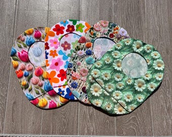 Stoma Bag Covers. Springtime Florals  cotton stoma bag covers, ileostomy bag cover, stoma pouch, ileostomy pouch
