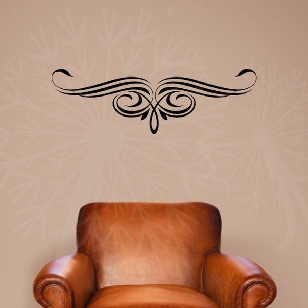 Scroll Vinyl Decal Etsy