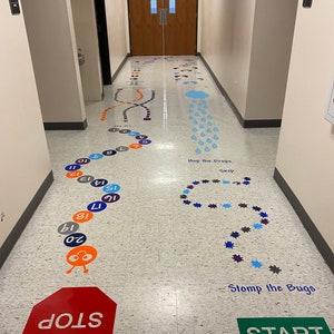 Sensory Path Package Floor Decal Stickers School Hallway Pathway Art ...