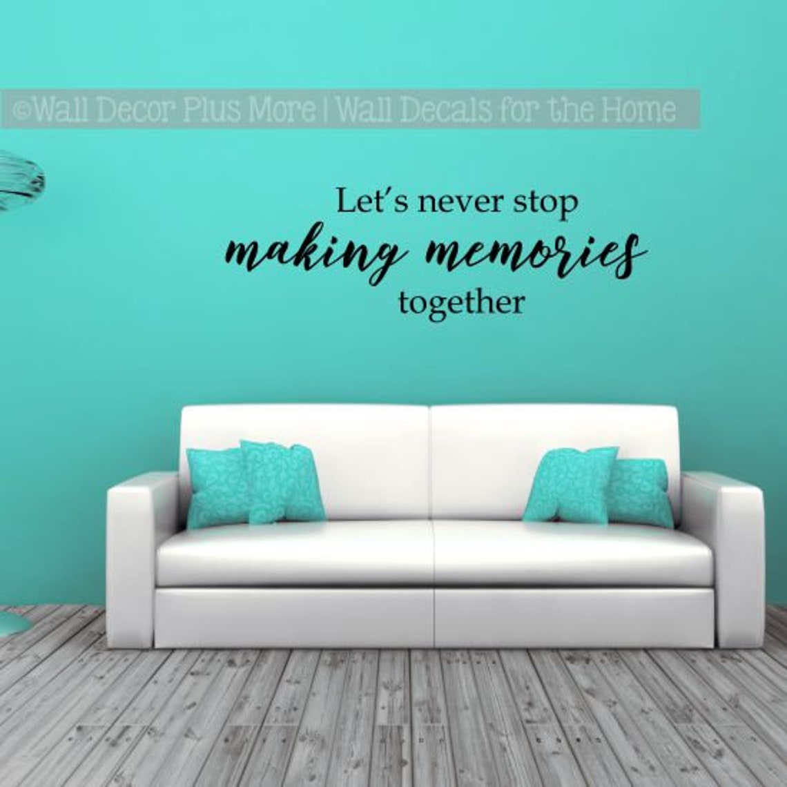 Wall Decals for Master Bedroom Let's Never Stop Making Etsy