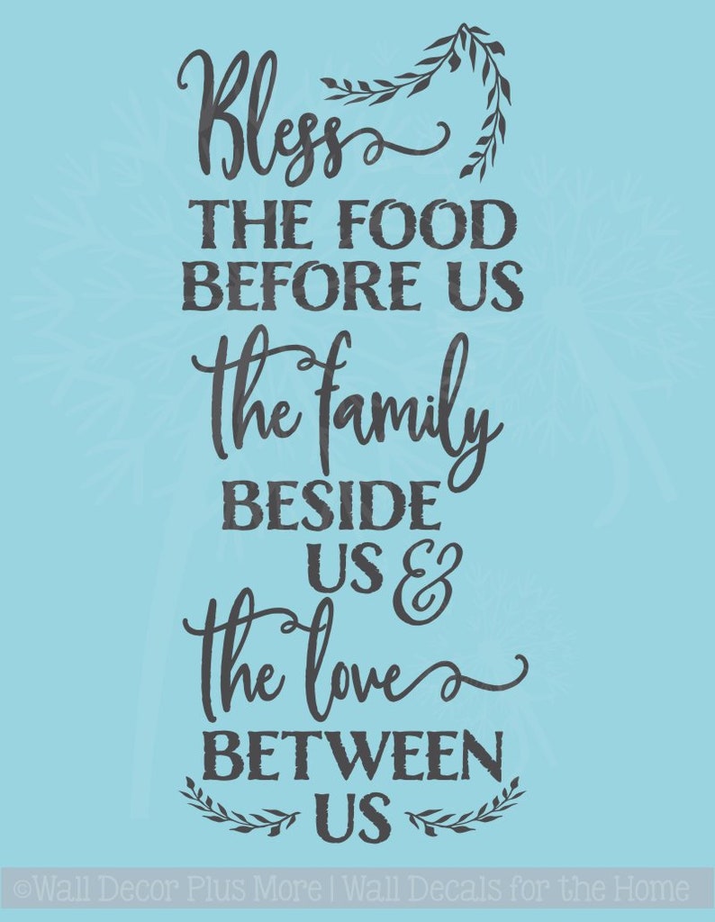 Bless Our Food, Family, And Love Sign