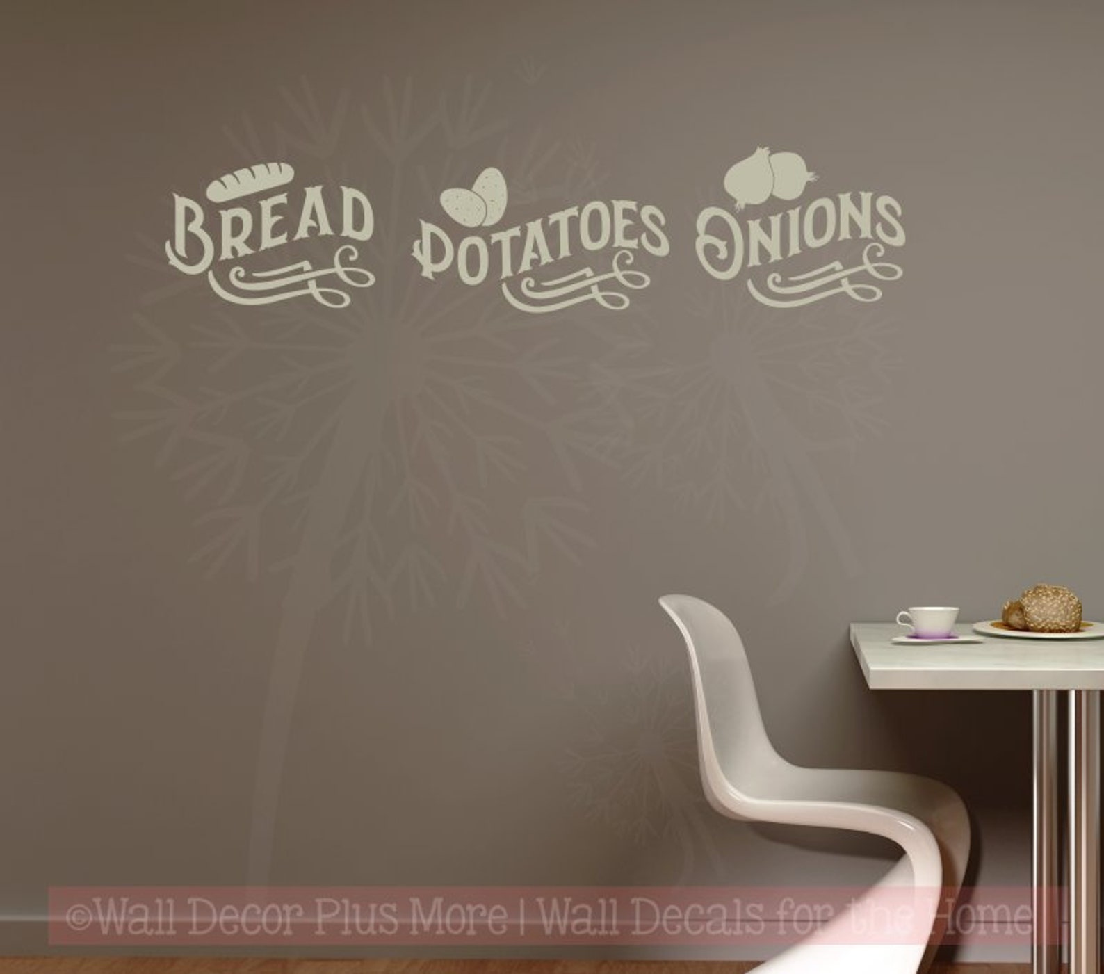 Bread Potatoes Onions Vinyl Lettering Stickers Kitchen Storage Labels ...