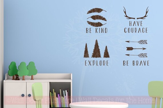 Wall Art Nursery Print Kids Bedroom Baby Room Have Courage /& Be Kind