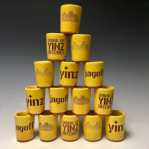 Pittsburghese Shot Glasses