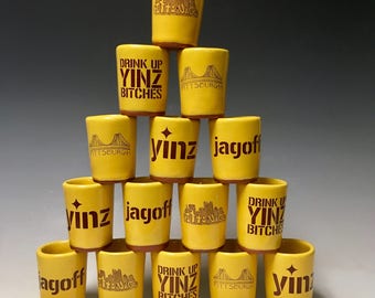 Pittsburghese Shot Glasses