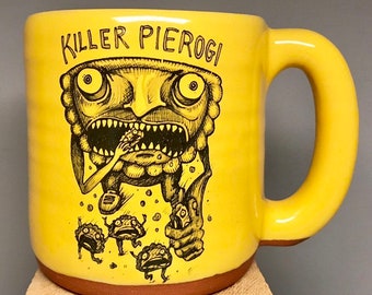 Killer Pierogie Pittsburgh Pottery Mug