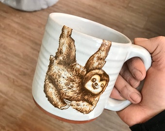 Hanging Sloth Mug