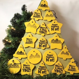 Pittsburgh Christmas Tree Holiday Ornaments image 3