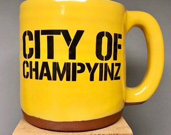 City of Champyinz Pittsburgh Pottery Mug