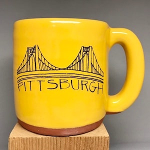 Pittsburgh Bridge Pittsburgh Pottery Mug