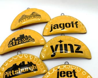 Pittsburgh Pierogi Christmas Tree Holiday Ornaments