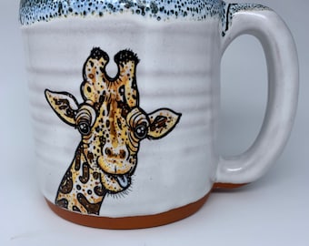 Giraffe Handmade Mug