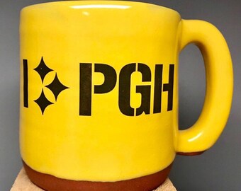 I Love Pittsburgh Pottery Mug