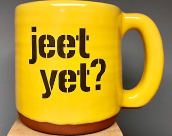 Jeet yet? Pittsburgh Pottery Mug