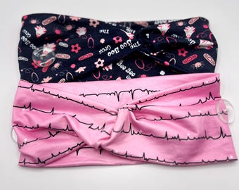 Nurse Headband with Button