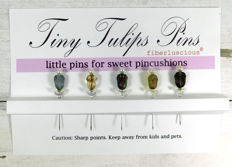 New Tiny, Mini, Super Sweet Decorative Pin Assortments Choose from LOTS of new carded Pin Assortments Ready to Ship Tiny Tulip Pins