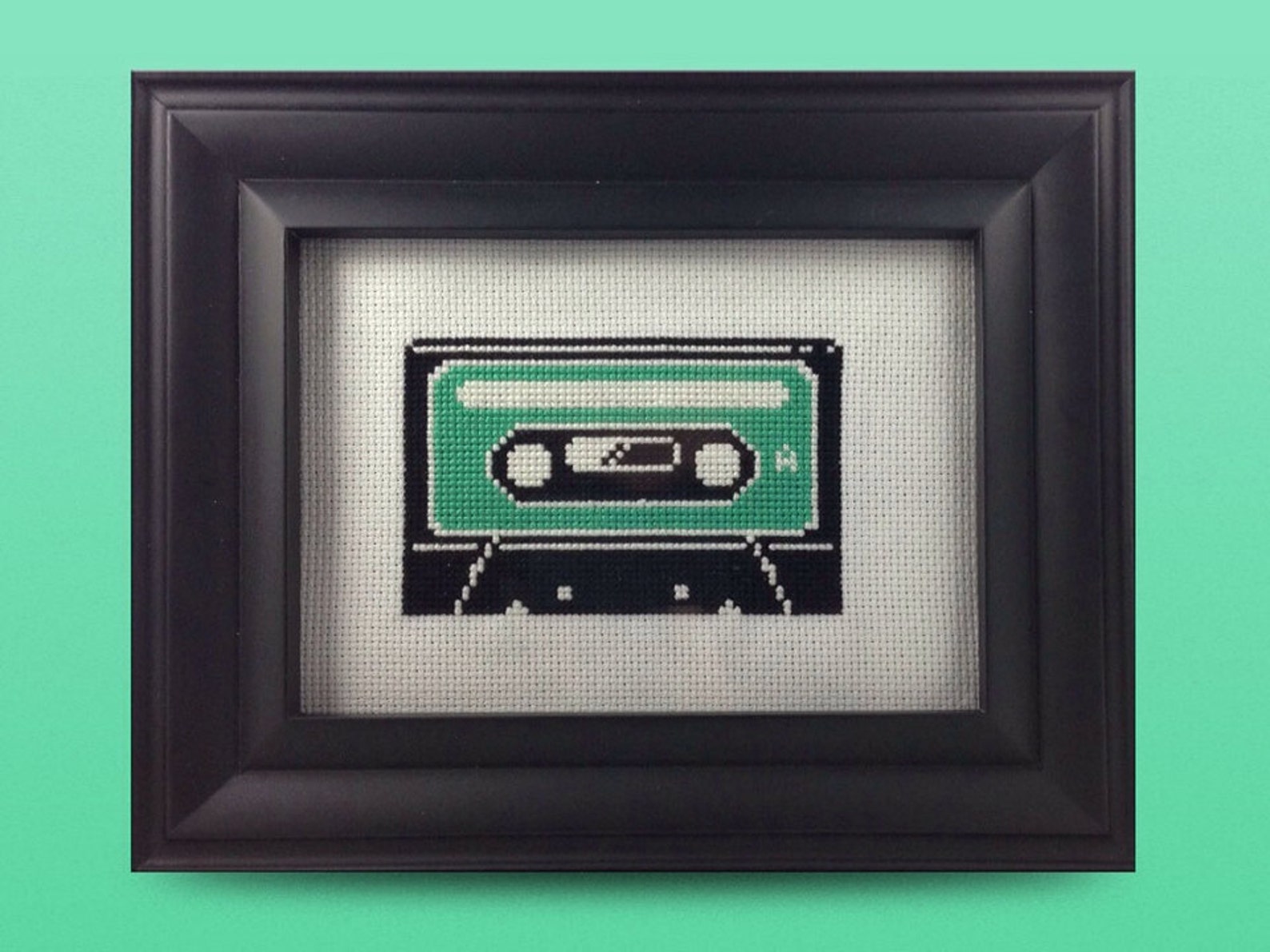 Cassette Tape Cross Stitch Pattern Etsy