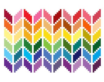 Chevron Cross Stitch Pattern