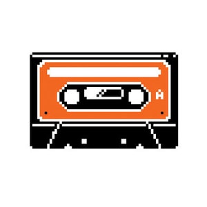 Cassette Tape Cross Stitch Pattern