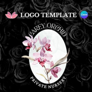 Witchy Gold Logo Template: Customizable Canva Beauty Brand (Digital Download