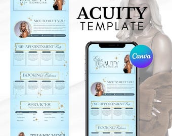 Canva-sjabloon voor Acuity Planning: bewerkbare boekingsbanners (digitale download)