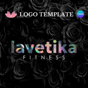 Sporty Minimalist Logo Template: Customizable Canva Design (Digital Download