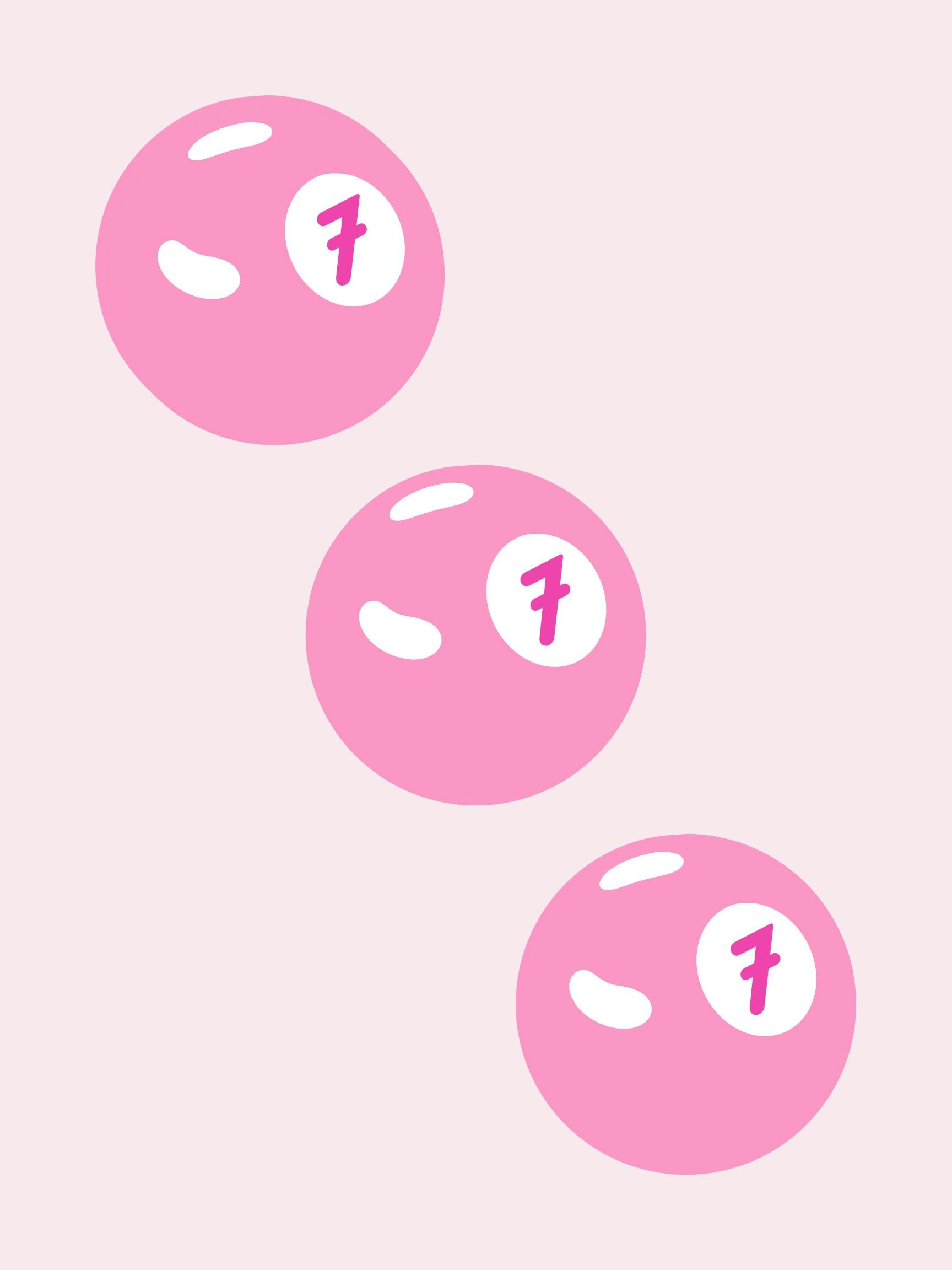 Girly Pink Cards and Pool Ball Posters (set of 2) DIGITAL DOWNLOAD - Etsy
