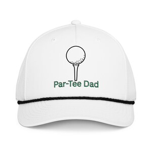 Par-Tee Dad Hat – Funny Golf Rope Cap – Richardson Style Dad Hat – Father’s Day Golf Gift for Him