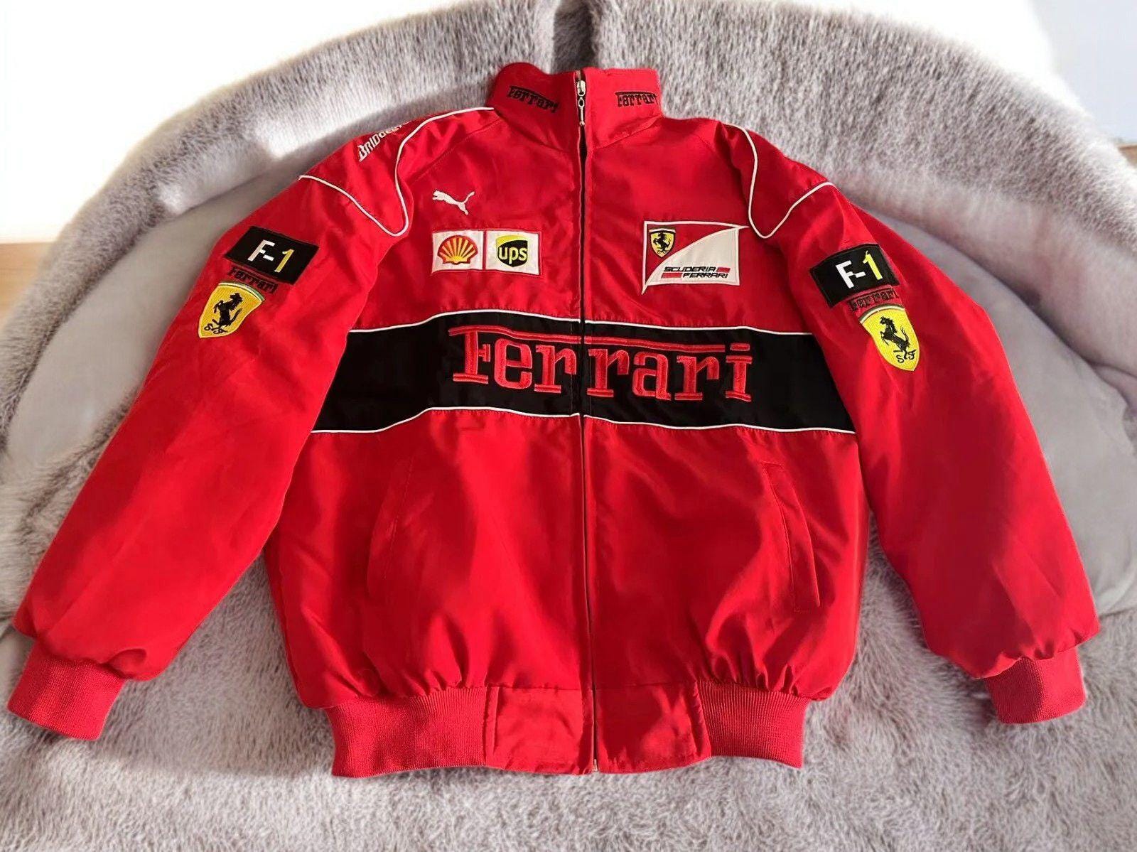 Black Ferrari Jacket - Etsy