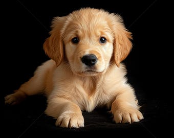 ヴィンテージ　洋書　英語　Yellowpup ゴールデンレトリバー子犬　写真集 il_340x270.6925160437_g4ss.jpg