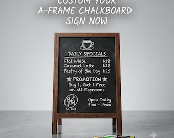 Op maat gemaakt stoepbord, bedrijfsbord, op maat gemaakt ezelbord, groot bedrijfsbord, pop-upbord
