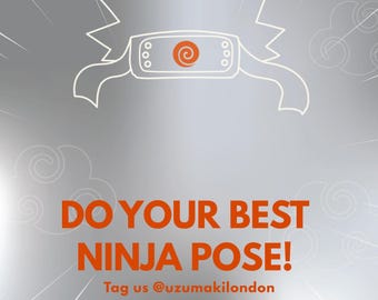 Op maat gemaakte buitenposter van roestvrij staal met spiegel voor UZUMAKI, speciale bestelling.