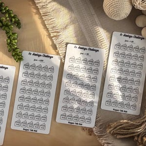 Denomination Tracker | A6 Savings Tracker Insert | Reusable Savings Challenge | Sinking Funds | Card Stock