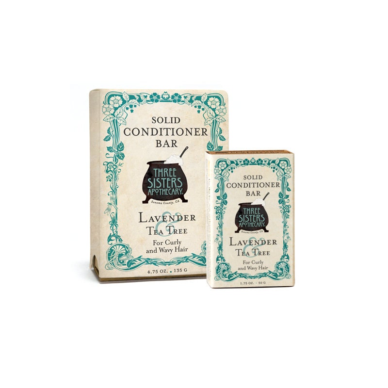 Lavender and Tea Tree Solid Conditioner Bar - Curly & Wavy Hair