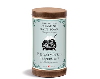 Therapeutic Foaming Sea Salt Soak Salt Soak Eucalyptus & Peppermint