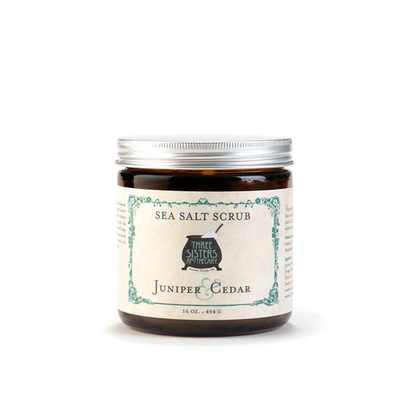 Sea Salt Scrub Juniper & Cedar - 16 oz.