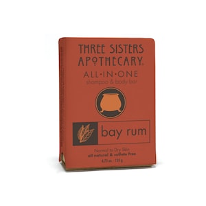 All in One Bay Shampoo & Body Bar Bay Rum