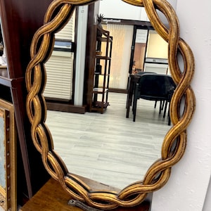 Ethan Allen Oval Mirror - Etsy