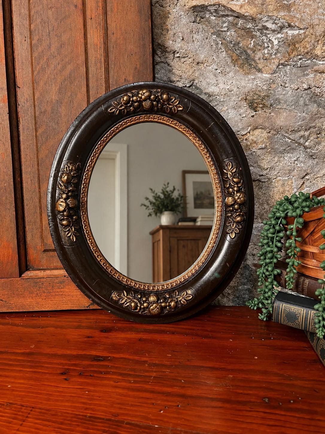 Vintage Fruit Mirror - Etsy