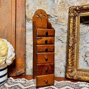 Tea Storage Cabinet Vintage - Etsy