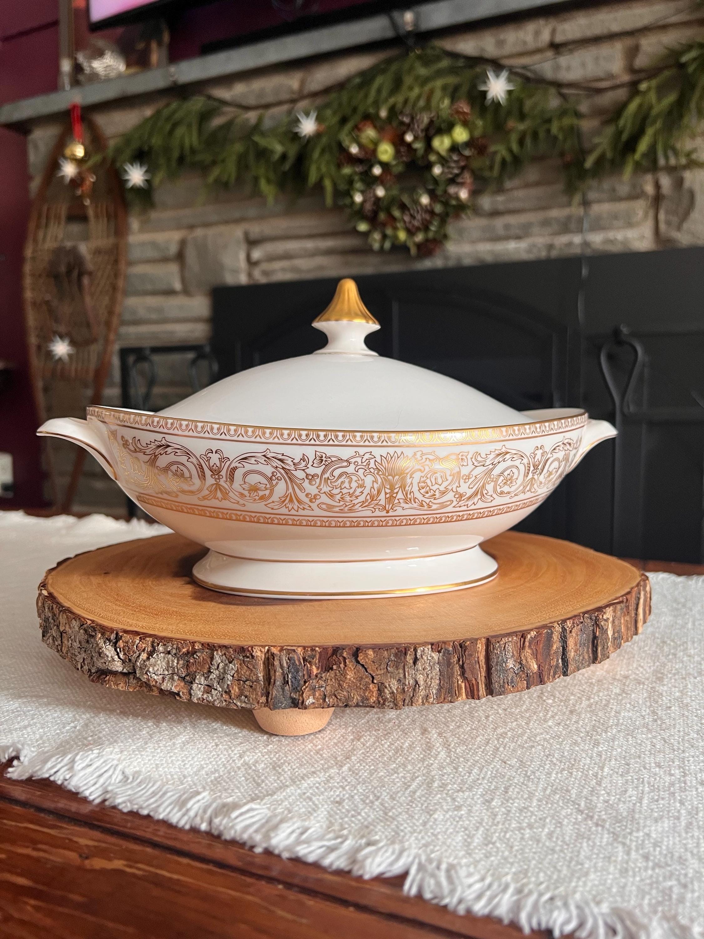 English China Covered Vegetable Bowl - Etsy New Zealand