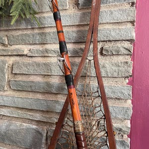 Vintage bamboo fishing rod - Etsy.de