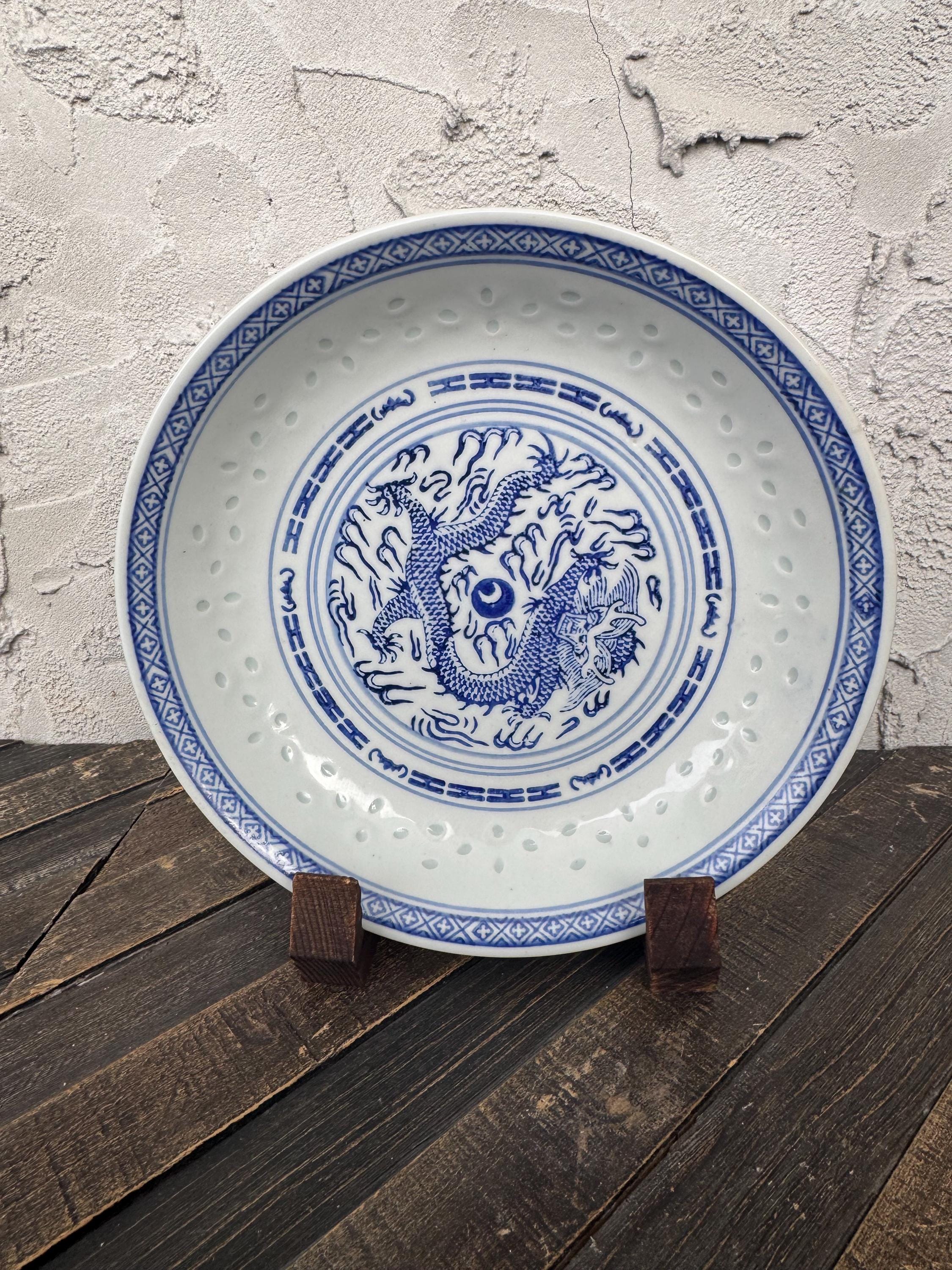 Chinese Dragon Bowl - Etsy